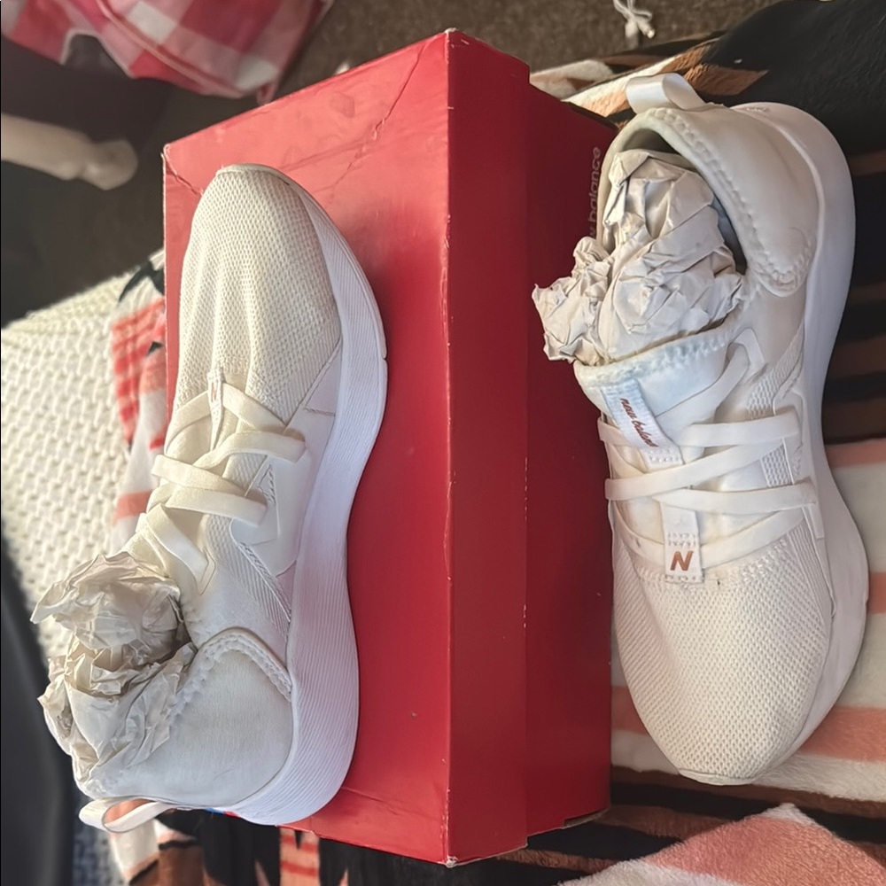 New Balance White Sneakers